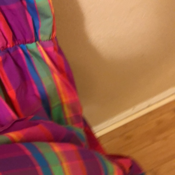 A NEW DAY VIBRANT MADRAS PLAID SUNDRESS • SPAGHETTI STRAPS • FISHTAIL HEM•SZ XXL - Picture 13 of 17